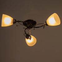 Люстра "Милана" 3x40Вт E27 черный 52х45х17 см