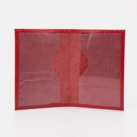 Обложка для паспорта, цвет красный