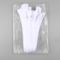 Молния «Трактор», №8, разъёмная, 2 замка, замки автомат, 100 см, цвет белый, цена за 1 штуку Молния «Трактор», №8, разъёмная, 2 замка, замки автомат, 100 см, цвет белый, цена за 1 штуку