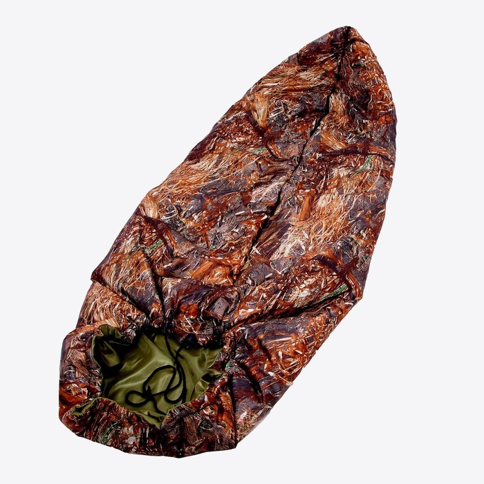 Спальный мешок, размер 230 &times; 100 см., молния по центру, держит тепло до -15 &deg;C, фотопринт осока