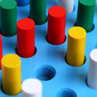 Мозаика деревянная «Весёлые столбики» 25 элементов Мозаика деревянная «Весёлые столбики» 25 элементов