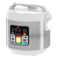 Мультиварка jvc JK-MC509, 860 Вт, 5 л, 11 программ, антипригарное покрытие, серебр/ белыая Мультиварка jvc JK-MC509, 860 Вт, 5 л, 11 программ, антипригарное покрытие, серебр/ белыая