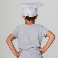 Карнавальный костюм &laquo;Поварёнок&raquo;, фартук, колпак, р-р 32-36, рост 122-134 см