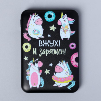 Наушники, маска для сна и зарядное устройство 5000 mAh м. PB-05 «Единорог», 20,5 х 16,5 см. Наушники, маска для сна и зарядное устройство 5000 mAh м. PB-05 «Единорог», 20,5 х 16,5 см.