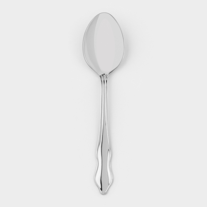 Ложка столовая «Новинка-1», h=19.5 см, толщина 1 мм, цвет серебряный Ложка столовая «Новинка-1», h=19.5 см, толщина 1 мм, цвет серебряный