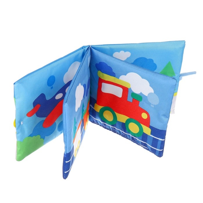 Книжка-шуршалка &laquo;Транспорт&raquo; 12х12 см, Крошка Я