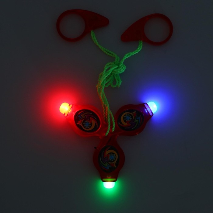 Вертушка для детей &laquo;Бумеранг&raquo;, световая, цвета МИКС