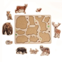 Рамка-вкладыш &laquo;Лесные животные&raquo;