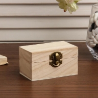 Шкатулка дерево под роспись "Прямоугольная" 5,5х10х6 см Шкатулка дерево под роспись "Прямоугольная" 5,5х10х6 см