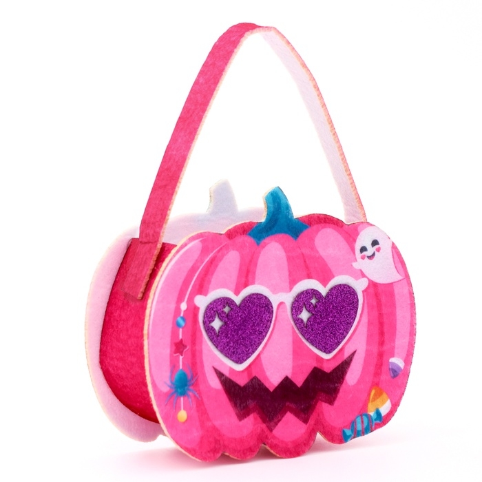 Карнавальный набор &laquo;Милый призрак&raquo;: накидка, сумка, розовый