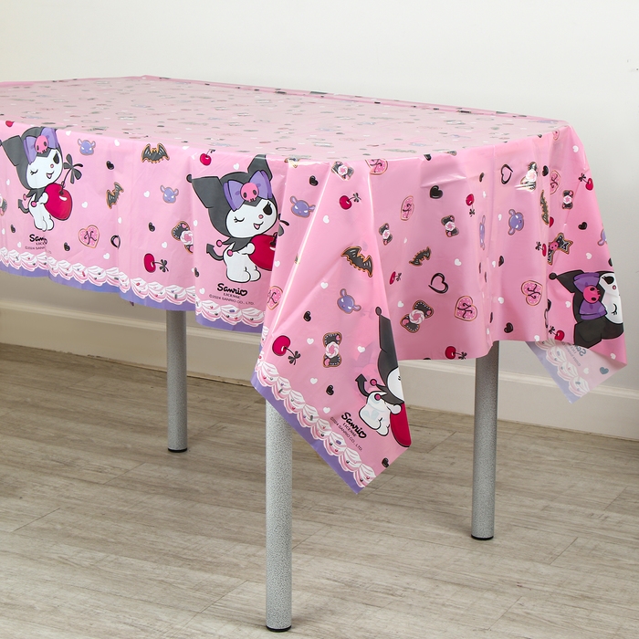 Скатерть Kuromi «Любимая вишенка», 120х180 см Скатерть Kuromi «Любимая вишенка», 120х180 см