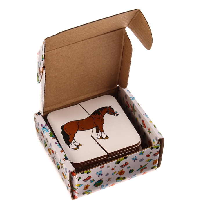 Картинки-половинки &laquo;Животные&raquo;