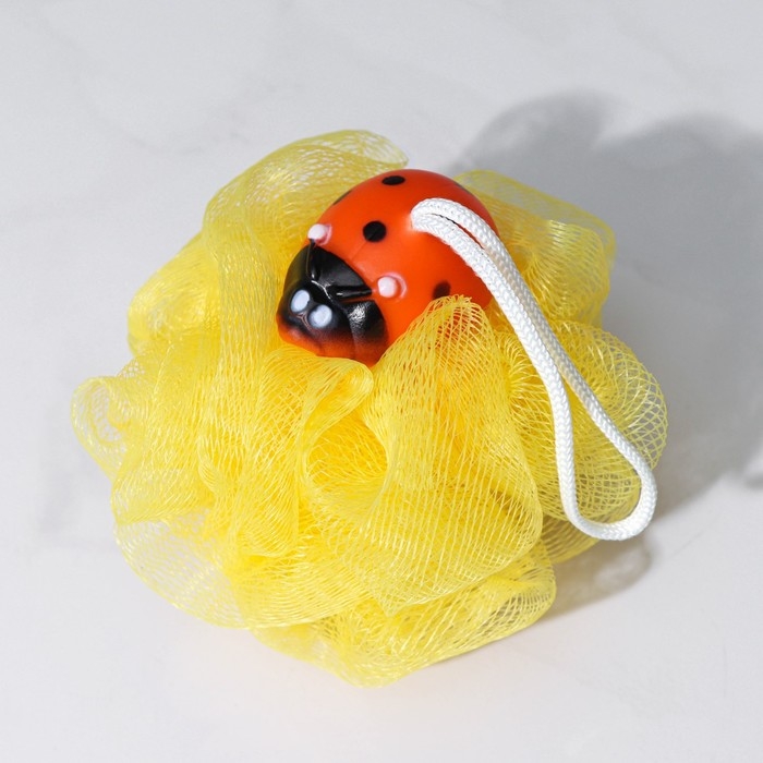 Мочалка для тела детская Доляна &laquo;Зверушки&raquo;, цвет МИКС