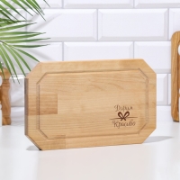 Доска разделочная «Гайка» малая (кровосток) 30х18х1,8 см Доска разделочная «Гайка» малая (кровосток) 30х18х1,8 см