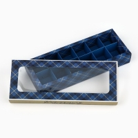 Коробка складная под 12 конфет &laquo;Настоящему мужчине&raquo;, 3,8 х 10,5 х 26,5 см