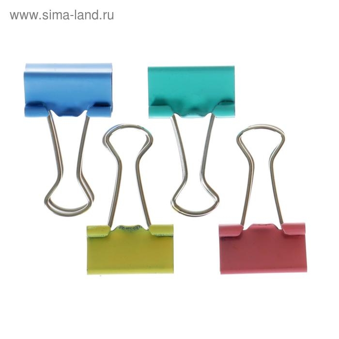 Зажимы для бумаг GLOBUS, 12 шт., 19 мм, цветные Зажимы для бумаг GLOBUS, 12 шт., 19 мм, цветные