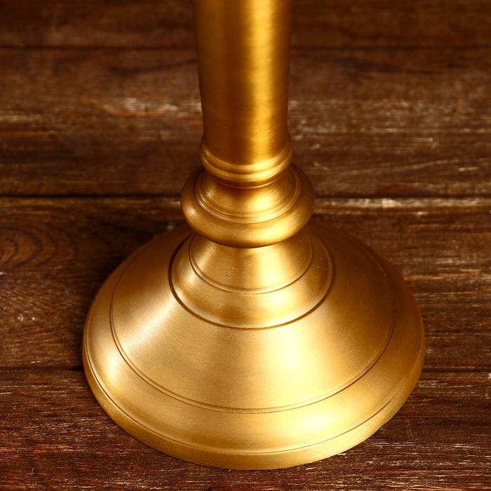 Подсвечник Подсвечник "Герард" алюминий 13х13х33 см