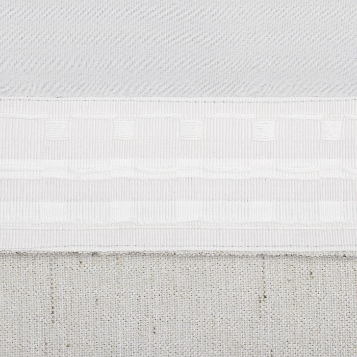 Штора портьерная Этель &laquo;Классика&raquo; цвет светло серый, на шторн.ленте 250х265 см,100% п/э