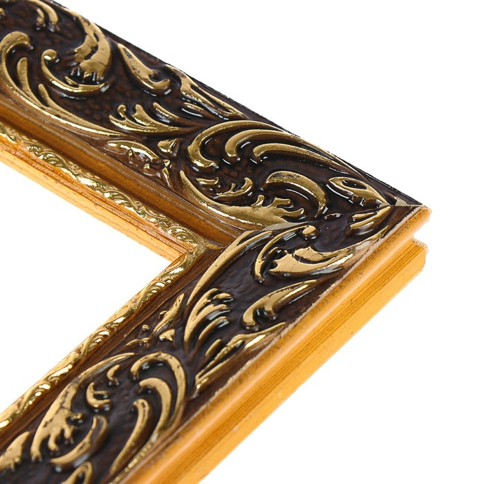 Рама для картин (зеркал) 30 х 30 х 4 см, дерево Рама для картин (зеркал) 30 х 30 х 4 см, дерево "Версаль", золотая