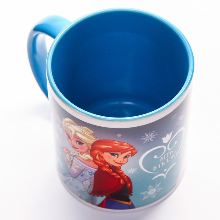 Кружка сублимация, 350 мл Кружка сублимация, 350 мл "Верь в сказку!", Холодное сердце МИКС