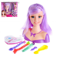 Кукла-манекен для создания причёсок &laquo;Мальвина&raquo; с аксессуарами