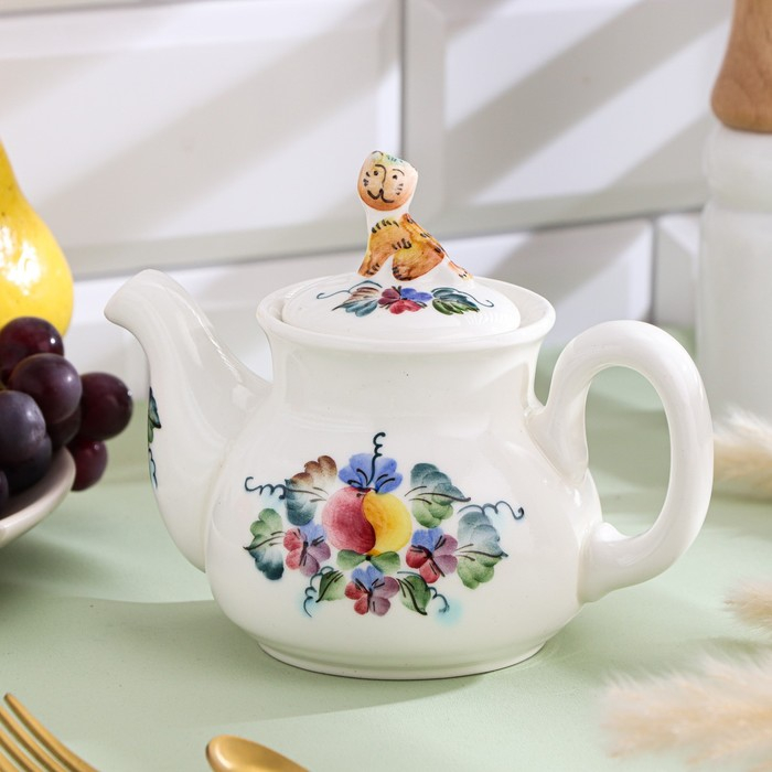 Чайник &laquo;Хуторок&raquo;, 0,36 л, 15,5&times;10&times;13 см, 1 сорт, авт.Кунаховец О.П