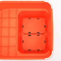 Подставка - ступенька детская, цвет красный