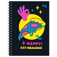 Записная книжка А6, 80 листов в клетку на гребене "Неоновый восторг", твердая обложка, матовая ламинация, выборочный лак, МИКС Записная книжка А6, 80 листов в клетку на гребене "Неоновый восторг", твердая обложка, матовая ламинация, выборочный лак, МИКС