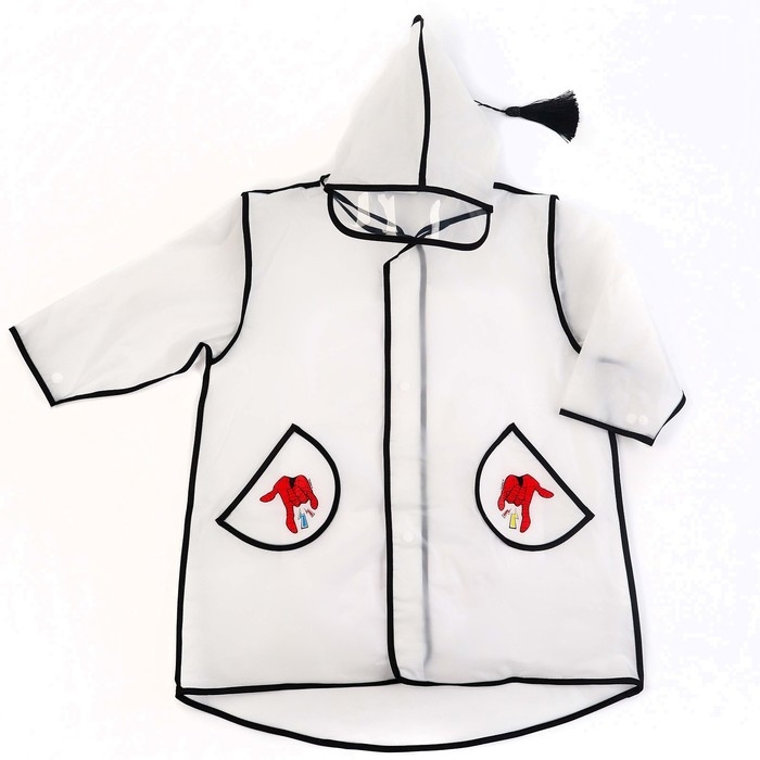 Дождевик детский, размер S, 92-98 см, Человек-Паук Дождевик детский, размер S, 92-98 см, Человек-Паук