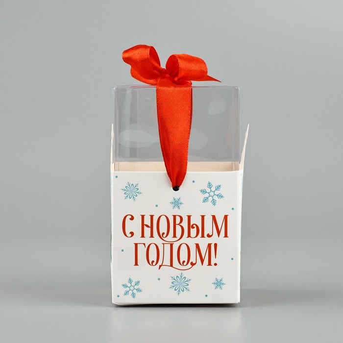 Коробка подарочная новогодняя складная &laquo;Ёлочка&raquo;, 7 х 12 х 7 см, Новый год