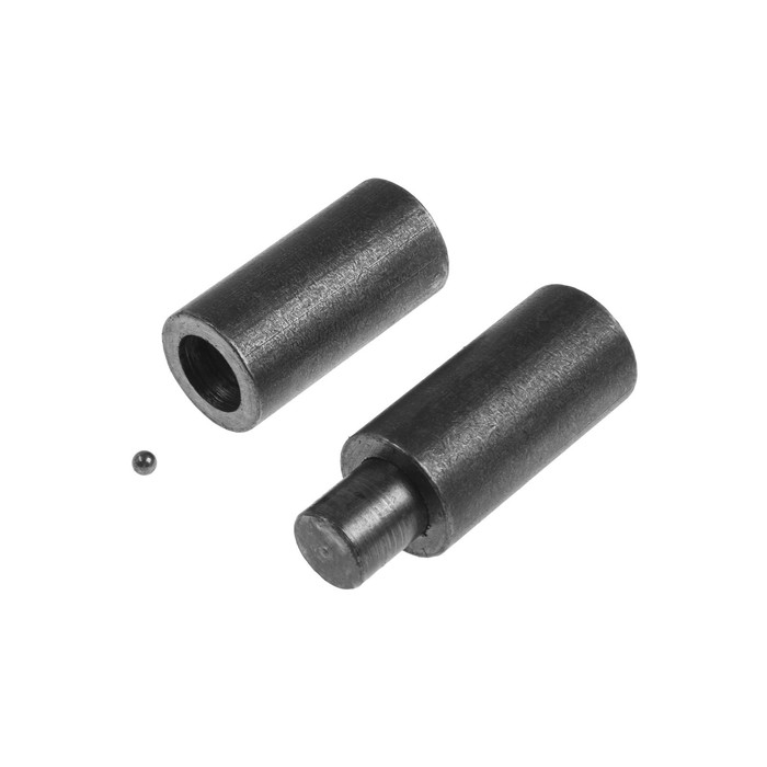 Петля гаражная с шаром, ТУНДРА 45х180 мм, без покрытия, 1 шт Петля гаражная с шаром, ТУНДРА 45х180 мм, без покрытия, 1 шт