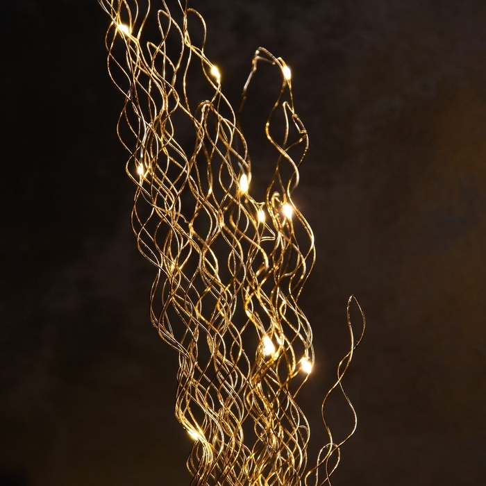 Светодиодная фигура «Ветвь» 60х20х3 см, 20 LED, батарейки АAх2 (не в комплекте), свечение теплое белое Светодиодная фигура «Ветвь» 60х20х3 см, 20 LED, батарейки АAх2 (не в комплекте), свечение теплое белое