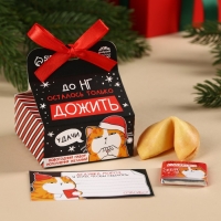 Набор: печенье с предсказанием, шоколад и бумажка для исполнения желаний &laquo;Котэ&raquo;