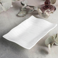 Блюдо фарфоровое Wilmax, 18&times;11,5 см, цвет белый