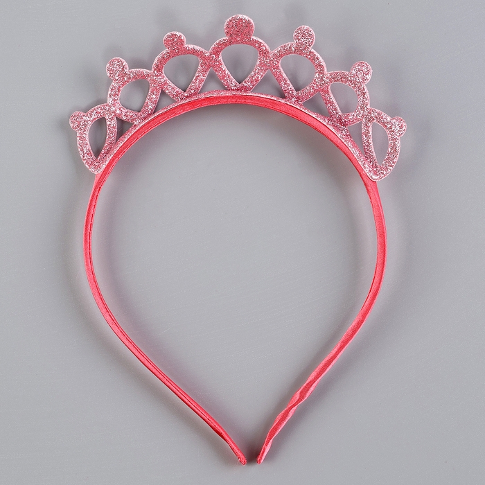 Карнавальный набор &laquo;Стильная принцесса&raquo;: ободок, платье розовое, рост 98 см