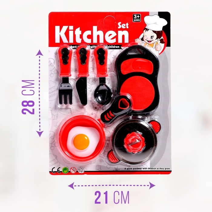 Набор посуды &laquo;Готовим завтрак&raquo; на блистере