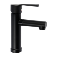Смеситель для раковины ZEIN Z3693, однорычажный, поворотный излив высотой 9 см, черный Смеситель для раковины ZEIN Z3693, однорычажный, поворотный излив высотой 9 см, черный