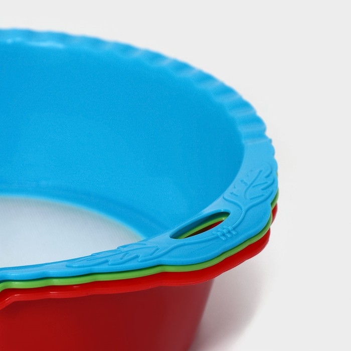 Сито для просеивания, 25×22×7 см, цвет МИКС Сито для просеивания, 25×22×7 см, цвет МИКС