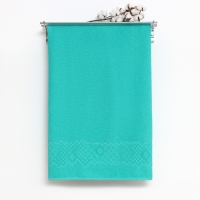 Полотенце махровое Flashlights 70Х130см, цвет бирюза, 295г/м2, 100% хлопок Полотенце махровое Flashlights 70Х130см, цвет бирюза, 295г/м2, 100% хлопок