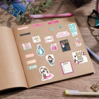 Наклейки детские в стикербуке &laquo;#МОДА&raquo;, 8 листов, 14 х 21 см