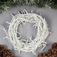 Гирлянда «Нить» 10 м, IP44, белая нить, 100 LED, свечение жёлтое, 8 режимов, 220 В Гирлянда «Нить» 10 м, IP44, белая нить, 100 LED, свечение жёлтое, 8 режимов, 220 В