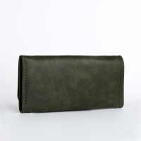 Кошелёк женский на кнопке, цвет зелёный Кошелёк женский на кнопке, цвет зелёный