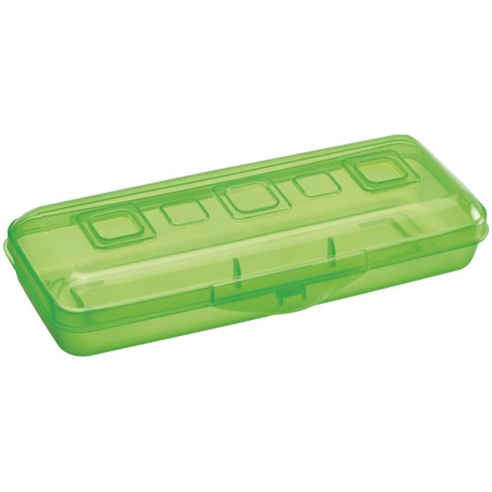 Пенал-футляр Стамм Cristal, 90 х 210 х 40 мм, пластиковый, микс Пенал-футляр Стамм Cristal, 90 х 210 х 40 мм, пластиковый, микс