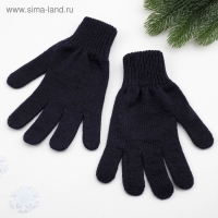 Перчатки мужские, цвет тёмно-синий, размер 22 Перчатки мужские, цвет тёмно-синий, размер 22