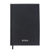 Ежедневник датированный 2024 года, А5, 176 листов, Attomex.Orion, обложка бумвинил, ляссе, блок 70 г/м2, чёрный Ежедневник датированный 2024 года, А5, 176 листов, Attomex.Orion, обложка бумвинил, ляссе, блок 70 г/м2, чёрный