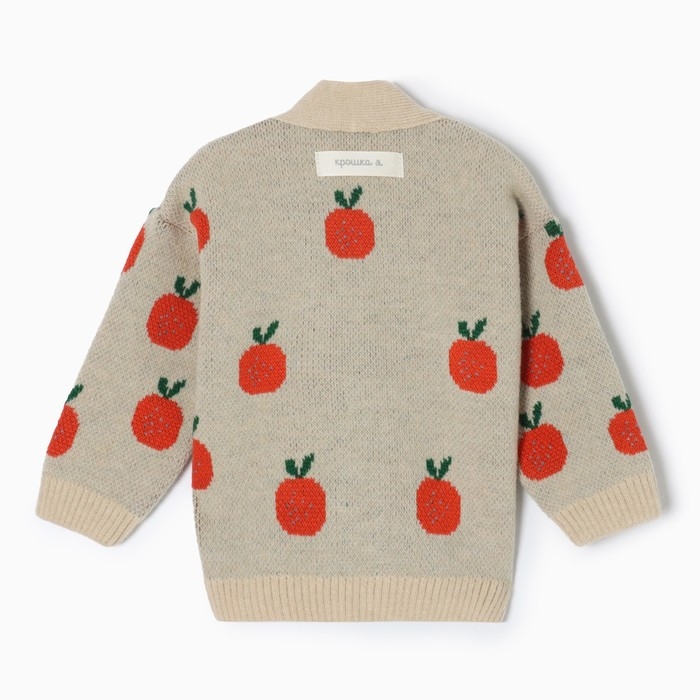 Кардиган Крошка Я Oranges, р.68-74, молочный Кардиган Крошка Я Oranges, р.68-74, молочный