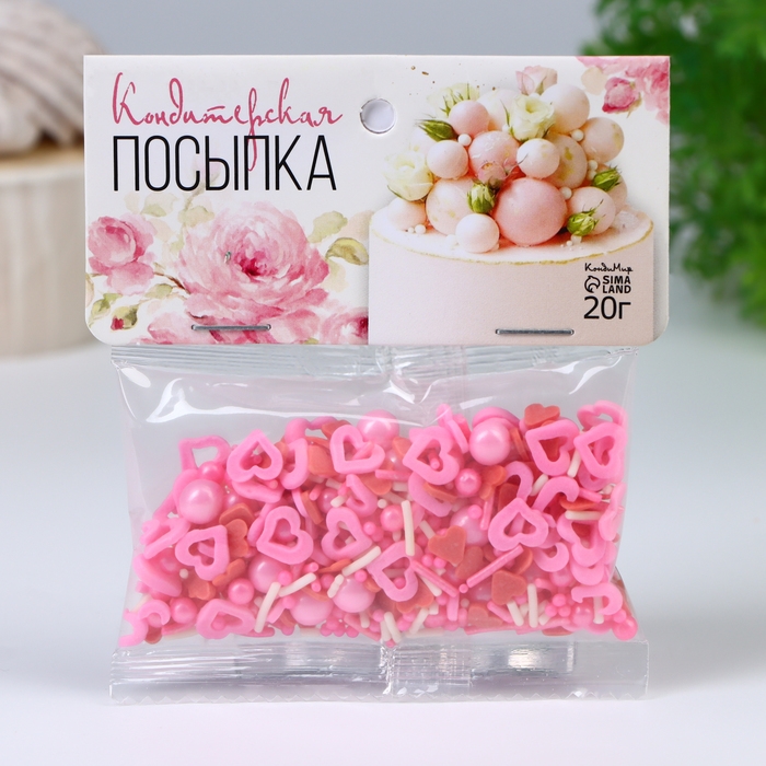 Кондитерская посыпка «Розовая пантера», 20 г Кондитерская посыпка «Розовая пантера», 20 г