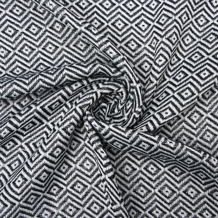 Плед Этель East 100*180см , цв.темно-серый, 80%хлопок, 20% п/э