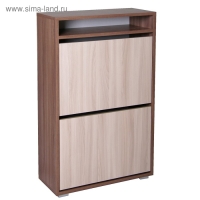 Тумба для обуви №1, 590х250х940, Шимо темный/Шимо светлый