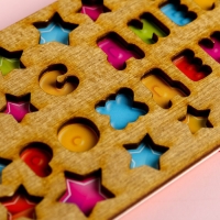 Конверт для денег с деревянным элементом "С Днём Рождения" звездочки, 16,5 х 8 см Конверт для денег с деревянным элементом "С Днём Рождения" звездочки, 16,5 х 8 см